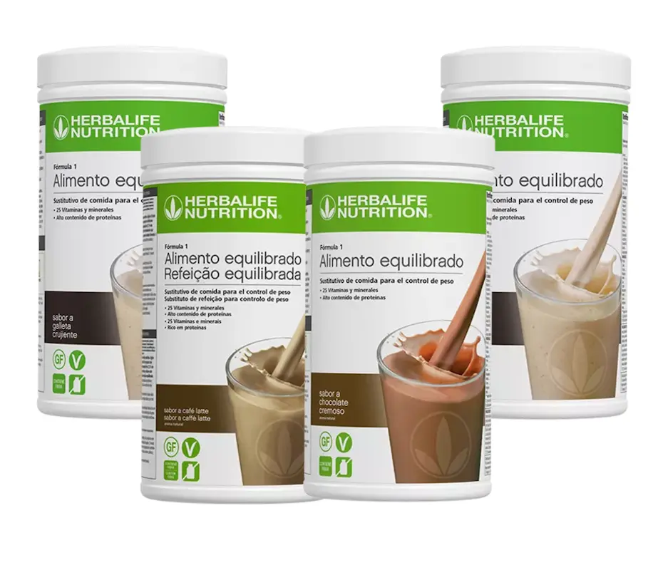 Pack 4 batidos Herbalife Fórmula 1 Herbalife 1 Pack 4 batidos Fórmula 1