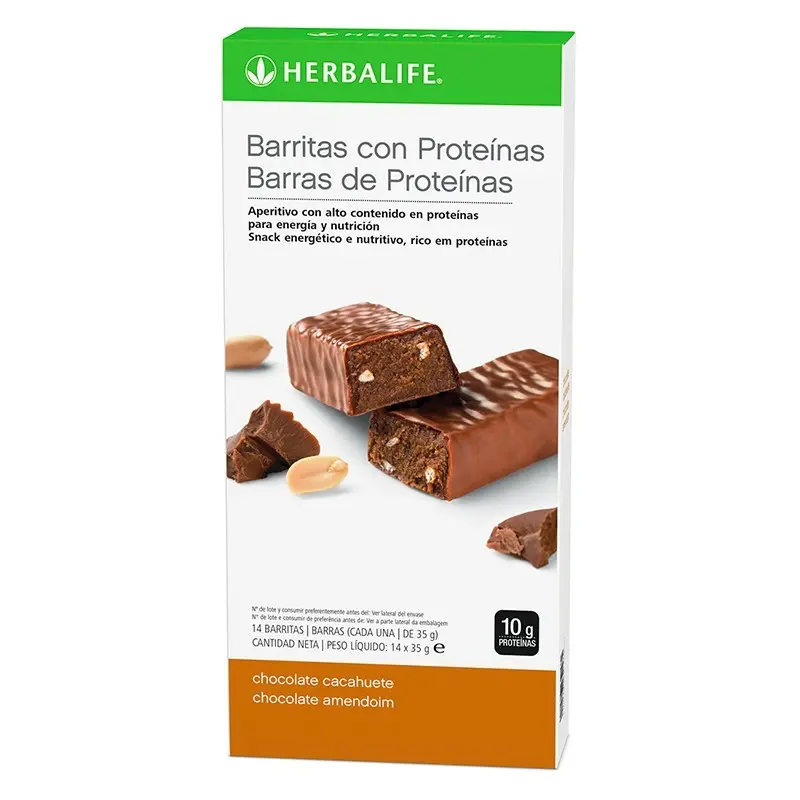 Barritas con proteínas Herbalife con cacahuete 1 Barritas con proteínas Herbalife con cacahuete