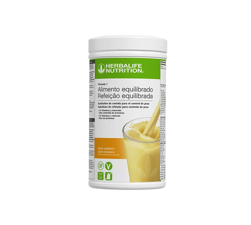 Batido Fórmula 1 Herbalife plátano 1 Batido Fórmula 1 Herbalife plátano