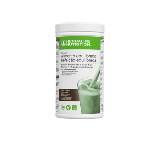 Batido Fórmula 1 Herbalife menta y chocolate