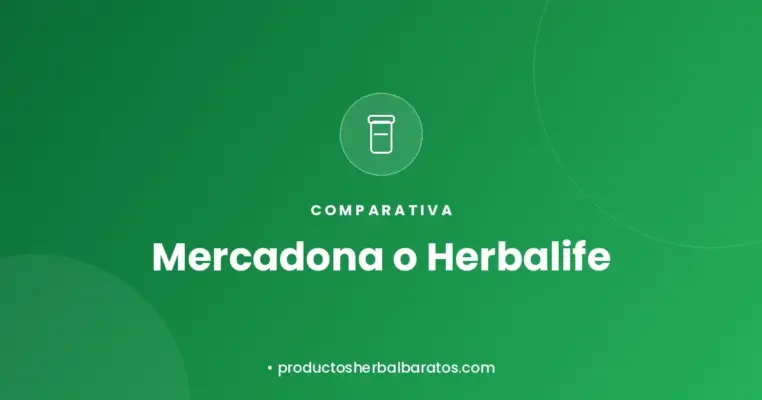 Comparativa entre batidos de Mercadona y Herbalife