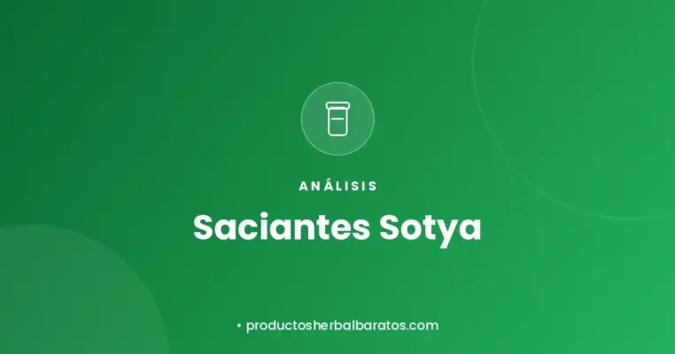 Análisis de los batidos saciantes de Sotya