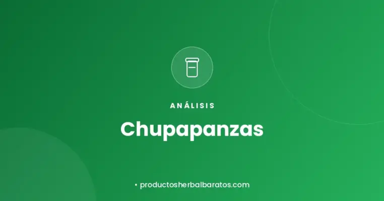 Análisis de la mezcla conocida como chupapanzas