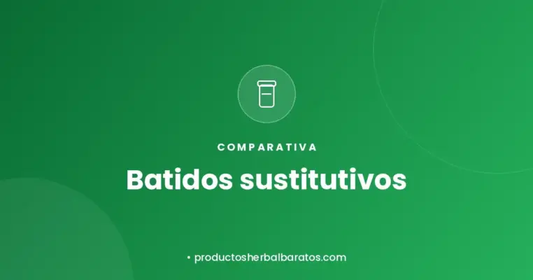 Comparativa de batidos sustitutivos de comida