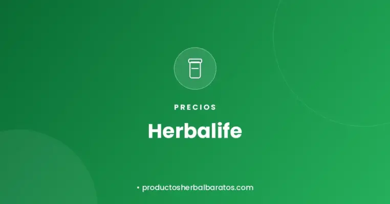 Guía de precios de los productos Herbalife