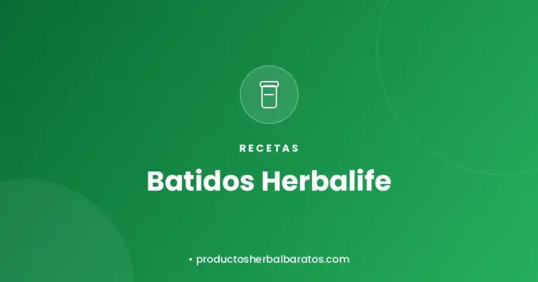Recetas con batidos Herbalife